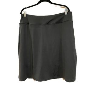 Elegant Women's Charcoal Skort